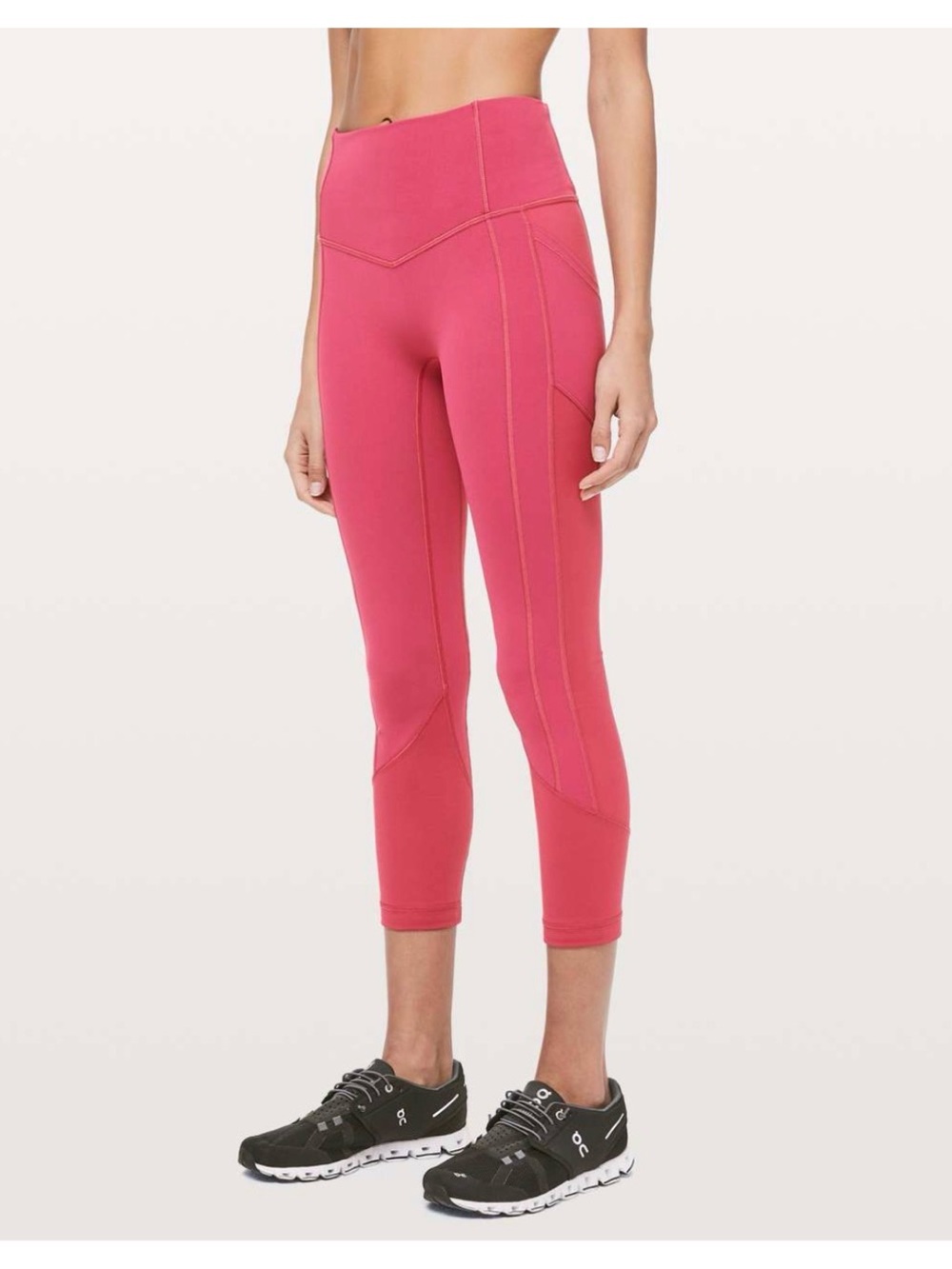 Lululemon All The Right Places Crop 23”, Violet Red Size 6